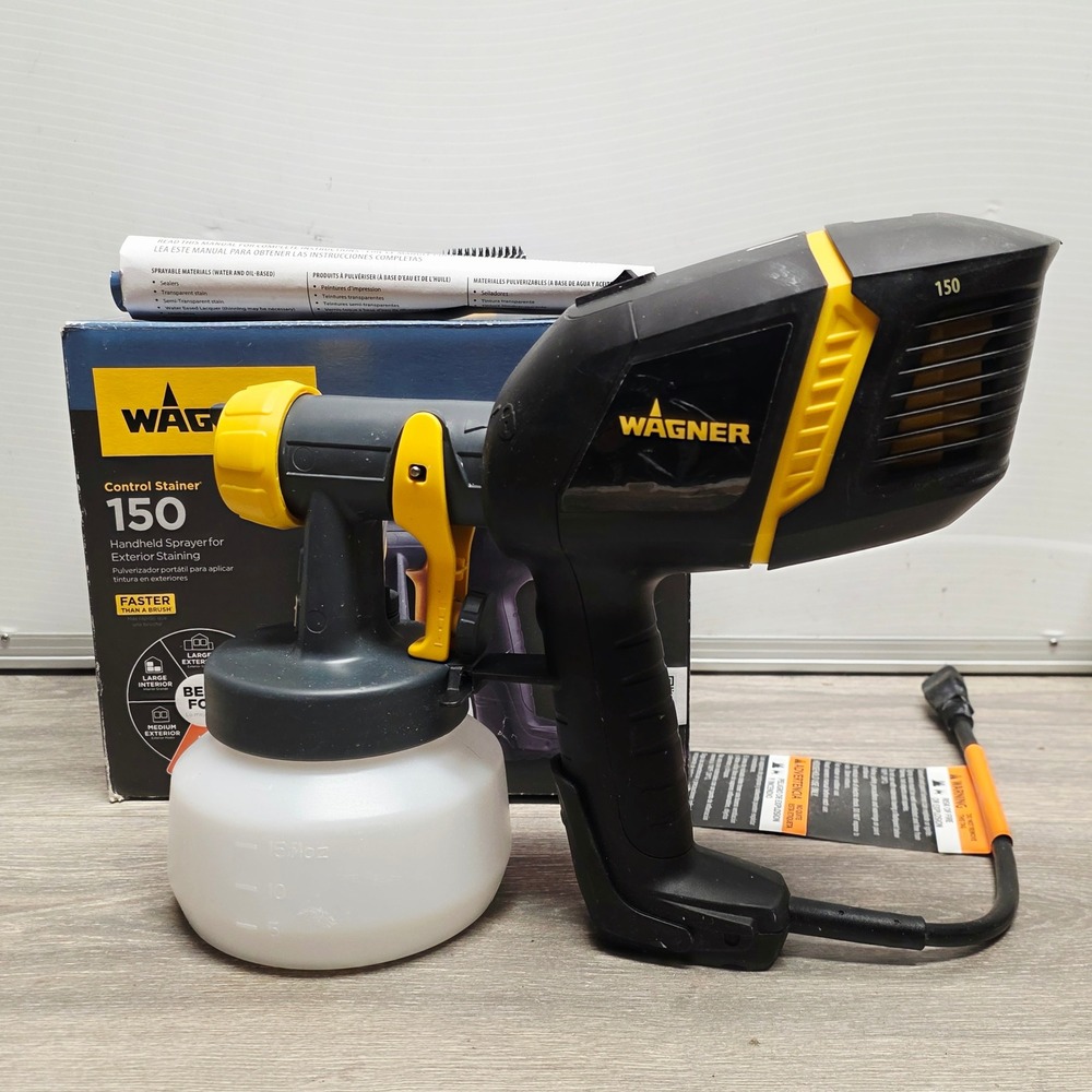 Wagner Control Stainer 150 Handheld Exterior Stain Sprayer Black Yellow 0529091